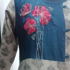 Free Embroidery Design: Transform Jackets with Poppies