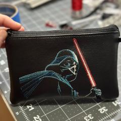 Darth Vader Light Sword Embroidery: Unique Bag Design