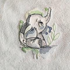 Things embroidered with Animals designs