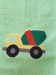 Concrete Mixer Embroidery Design: Beautify Your Towels
