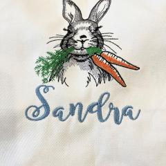 Easter Bunny Embroidery Design: Spring's Artistic Flair