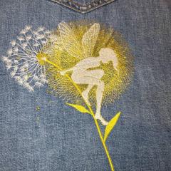 Enchant Your Wardrobe: Fairy Embroidery design