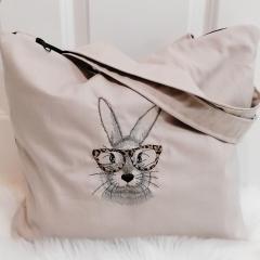 Versatile Bags for Every Occasion Chic Bunny Glasses Embroidery