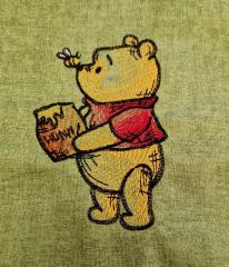 Winnie the Pooh Honey Embroidery Whimsical Nursery Decor