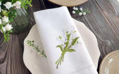 Spring Bouquet Lilies of the Valley Floral Embroidery Design