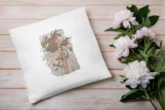 Enchanted Snowberry Fairy Embroidery Windy Weather Design