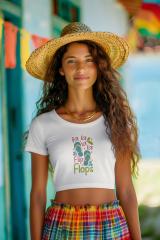 Holiday Beachwear Embroidery Design Festive Flip Flops Art