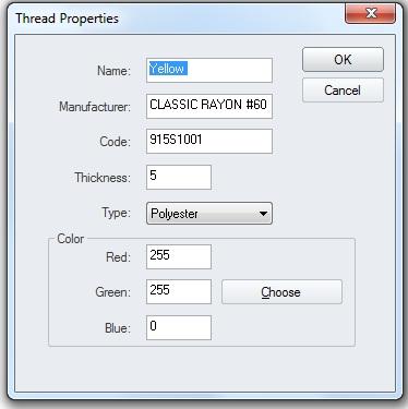 Thread properties adding thread