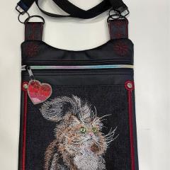 Stitch a Cozy Companion: Fluffy Cat Embroidery Design