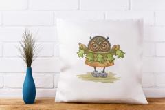 Embroider an Owl Festooned with Festive Decor : A Stitching Delight