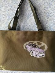 Stylish Car Stitching for Shopping Bags Add Fun to Your Projects