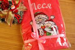 Add Holiday Christmas Cheer with Santa and Snowman Stitching