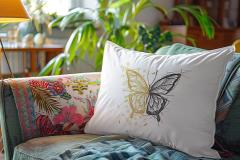 Create Stunning Embroidery with a Black and Gold Butterfly