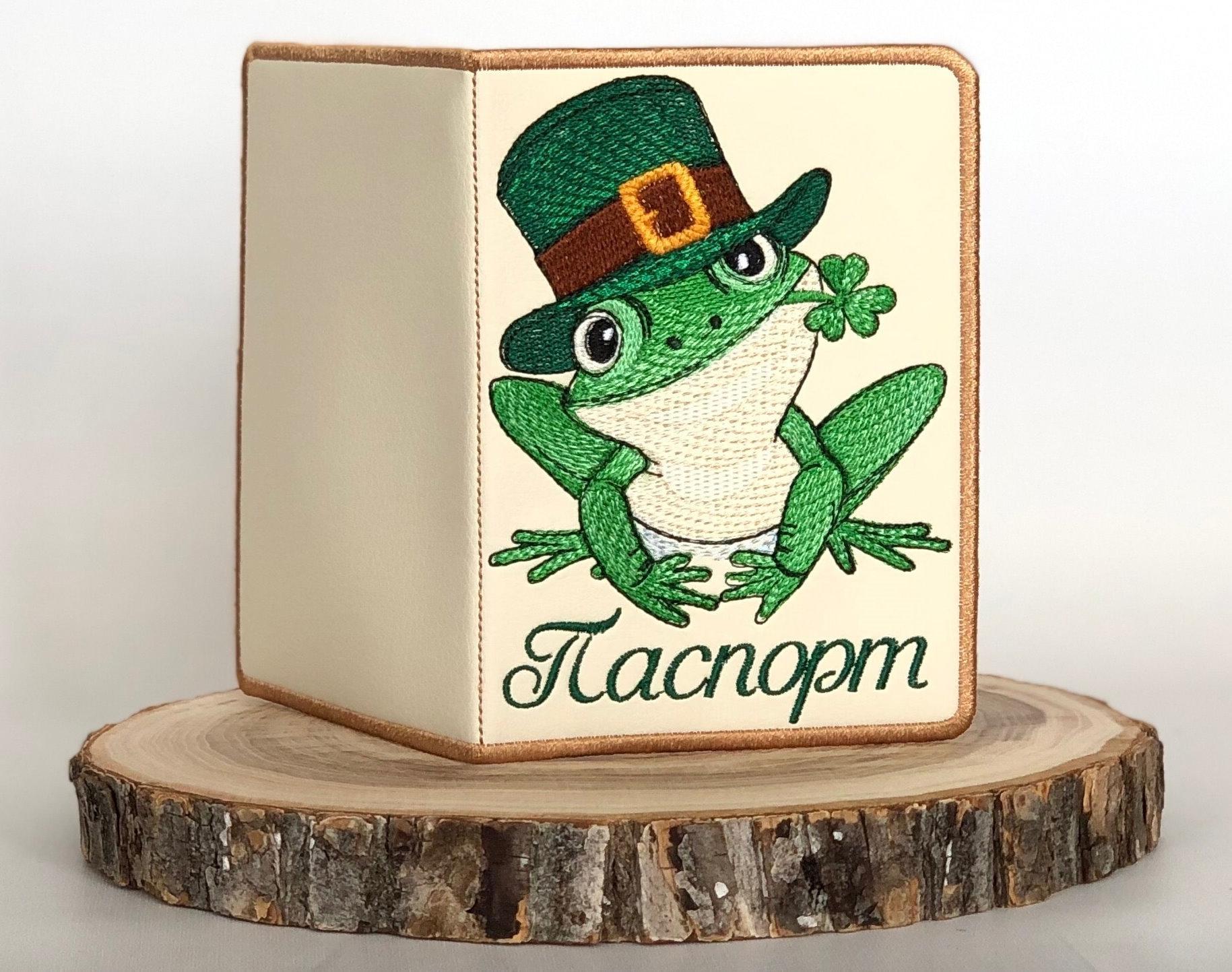 Why Choose an Irish Frog Embroidery Design?