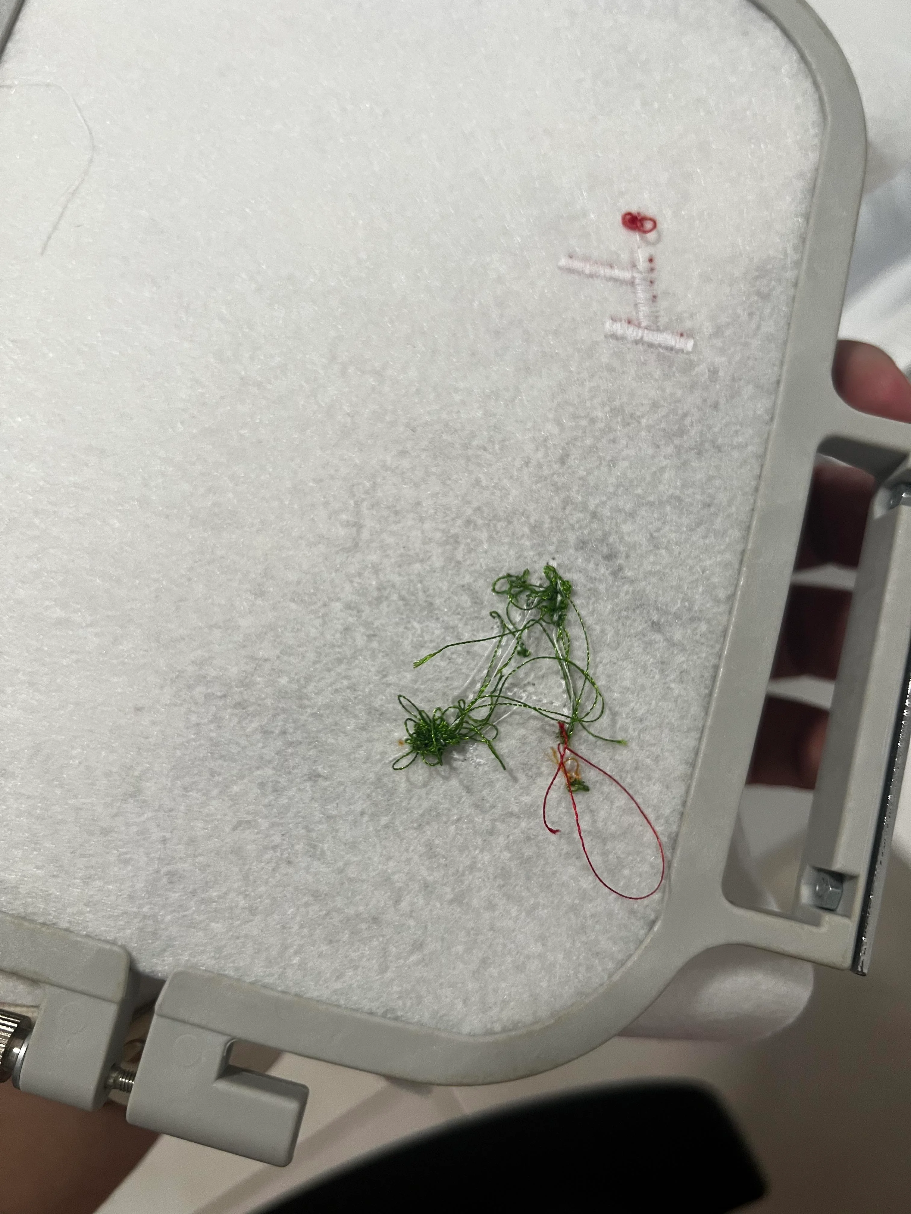 embroidery help bobbin problem