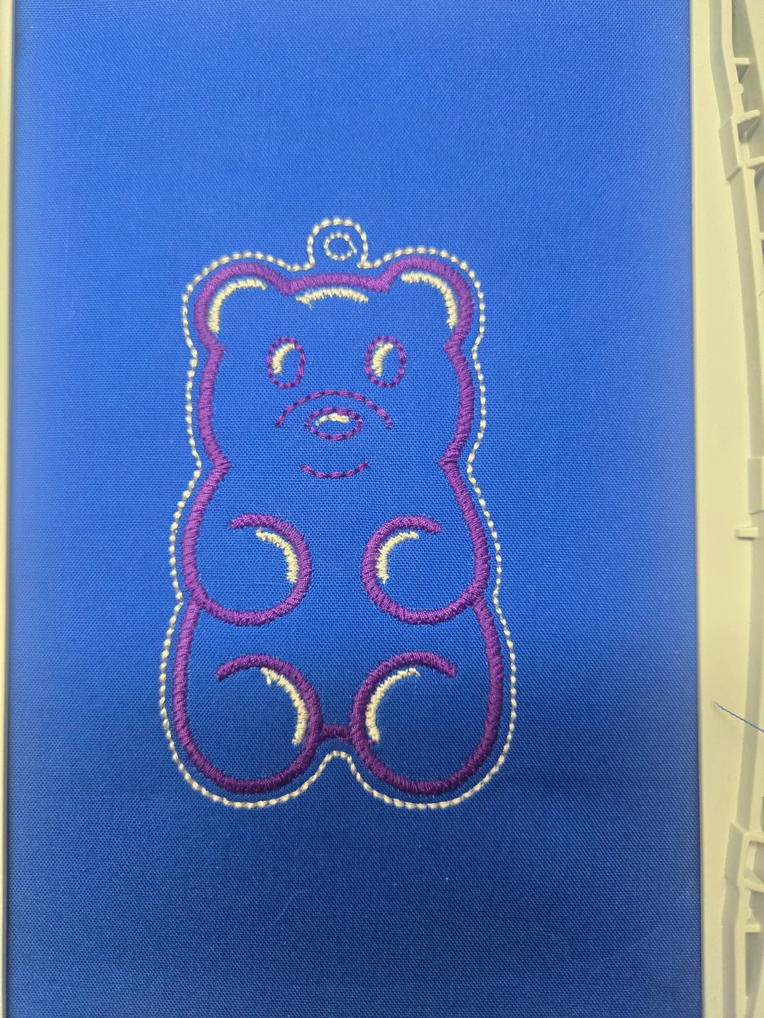 first embroidery but the poor bears backside looks terrible first embroidery but the poor bears backside looks terrible