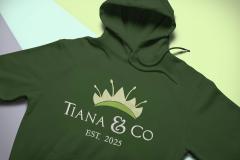 Hoodie with Tiana & Co Embroidery Design – Elegant