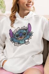 Stitch Breakout Hoodie Embroidery Design – Fun & Playful