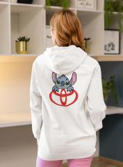 Cozy Meets Cute: Stitch x Toyota Embroidery Hoodie