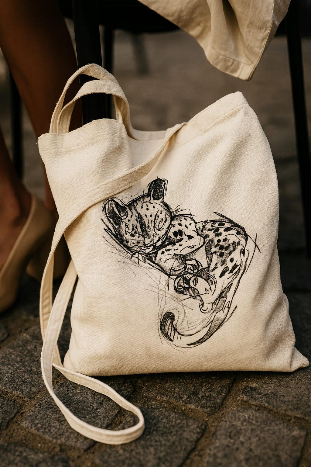 Stylish Tote Bags with Machine Embroidery 👜✨