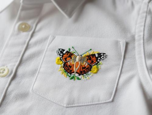 Aglais urticae free embroidery design