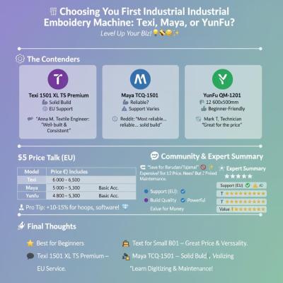 Choosing You first Industrial embroidery machine