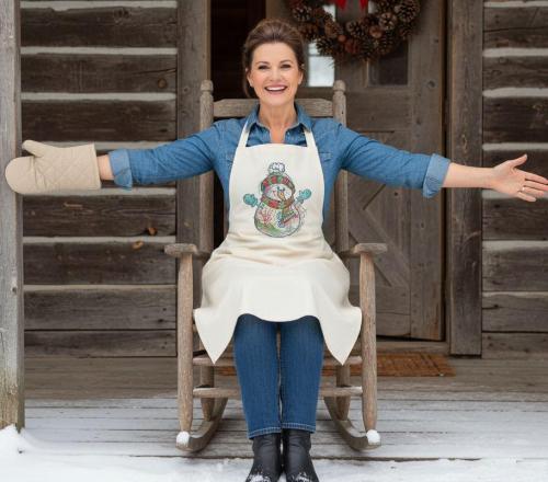 Snowman all the colors of Christmas free embroidery design