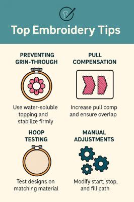 Embroidery Tips