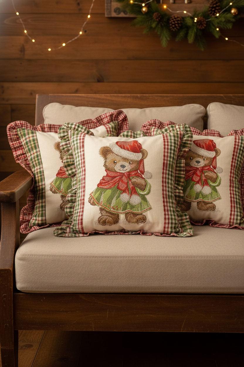 Threads of Joy Christmas Pillows That Transform Living Space