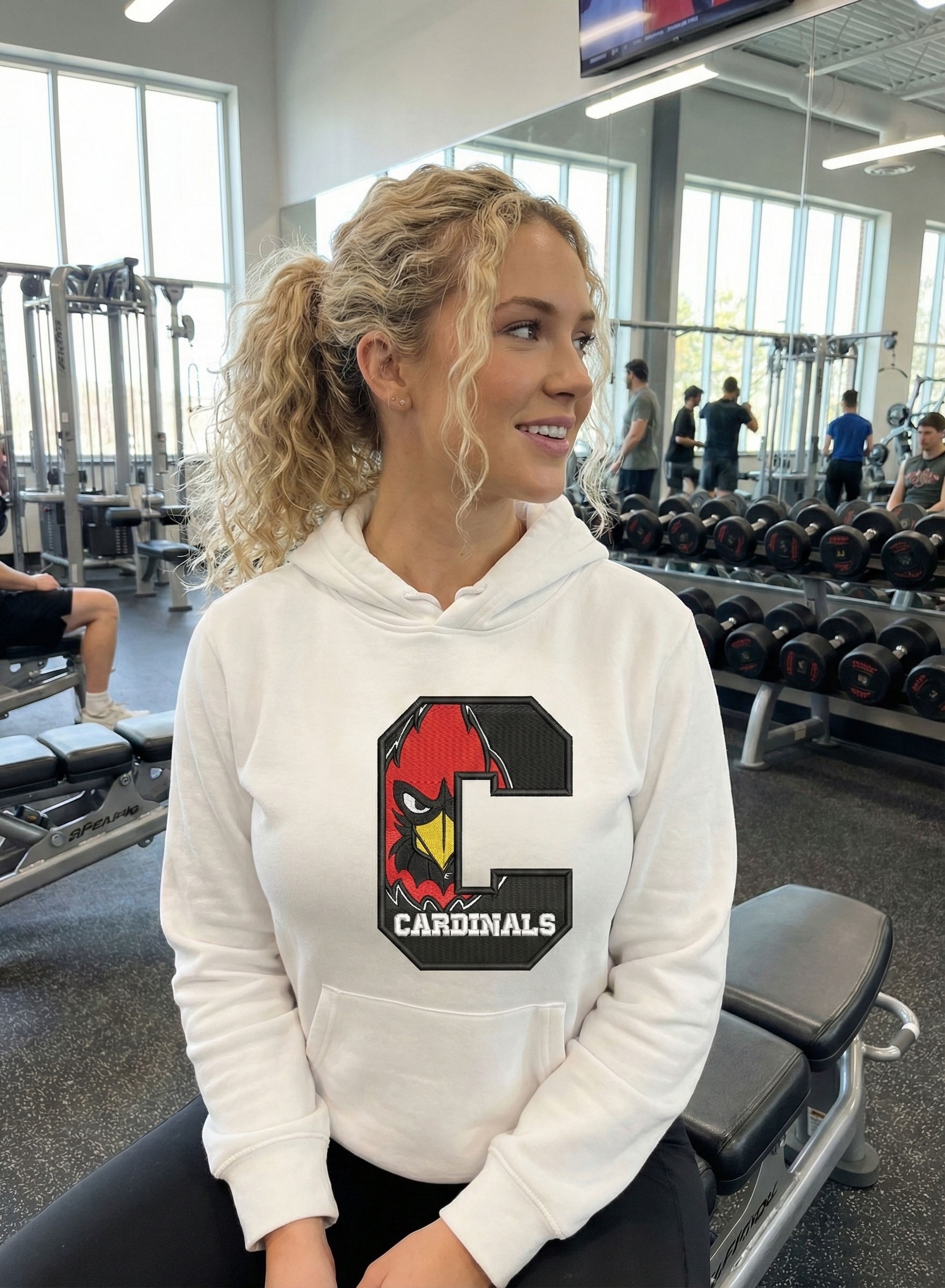 Creating Sports-Themed Embroidered Hoodies for Women